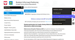 Desktop Screenshot of bip.minskmazowiecki.pl