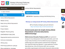 Tablet Screenshot of bip.minskmazowiecki.pl